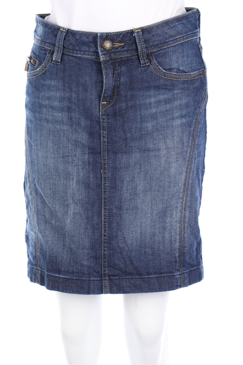 ESPRIT - Used Look-Mini-Jeansrock - S