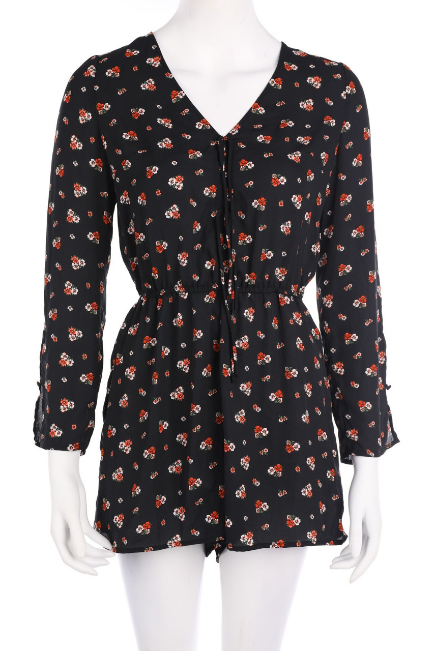 H&M DIVIDED - Playsuit mit Blumen-Print - D 36