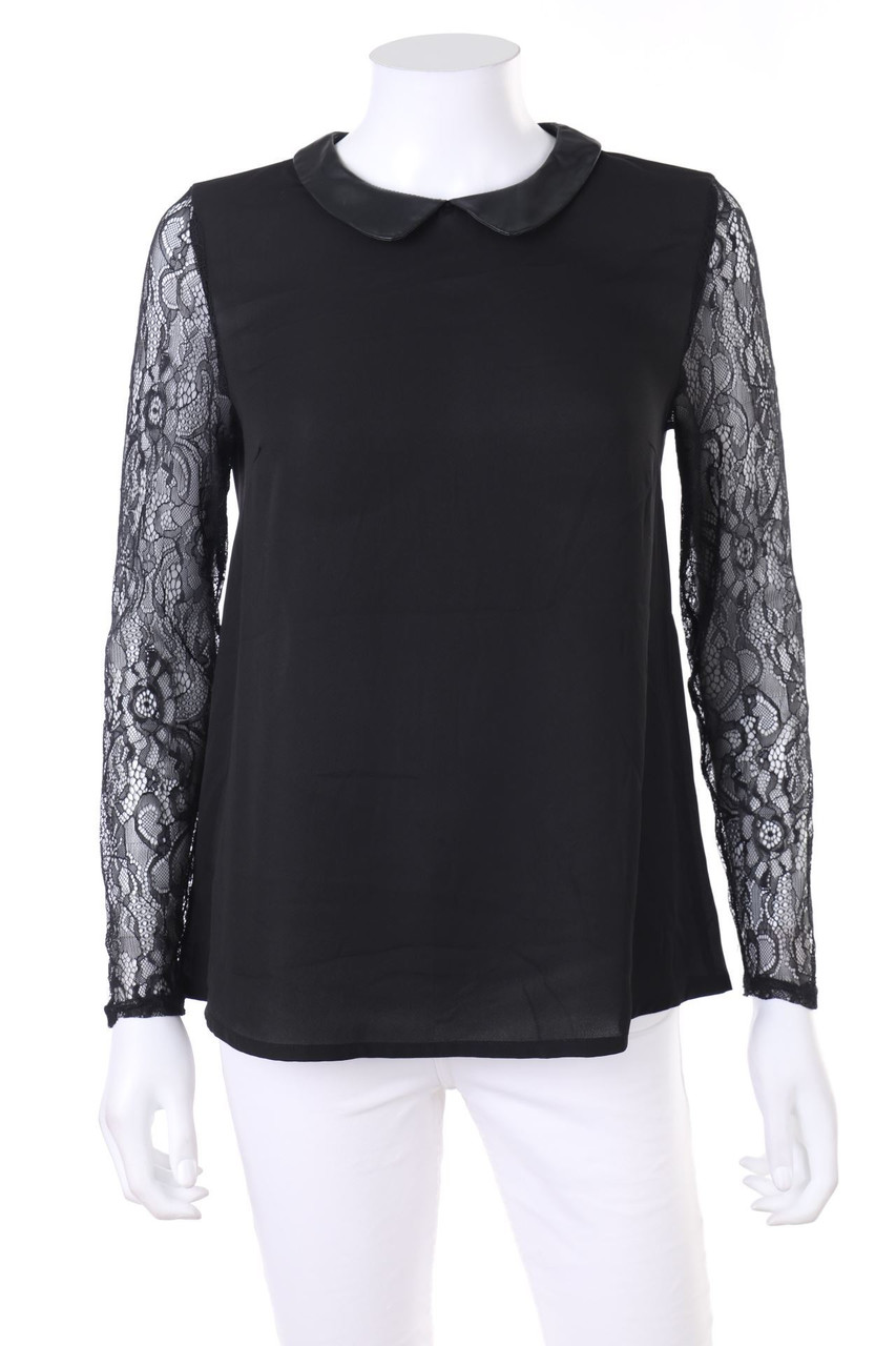 NAF NAF - Bluse mit Spitze - D 38