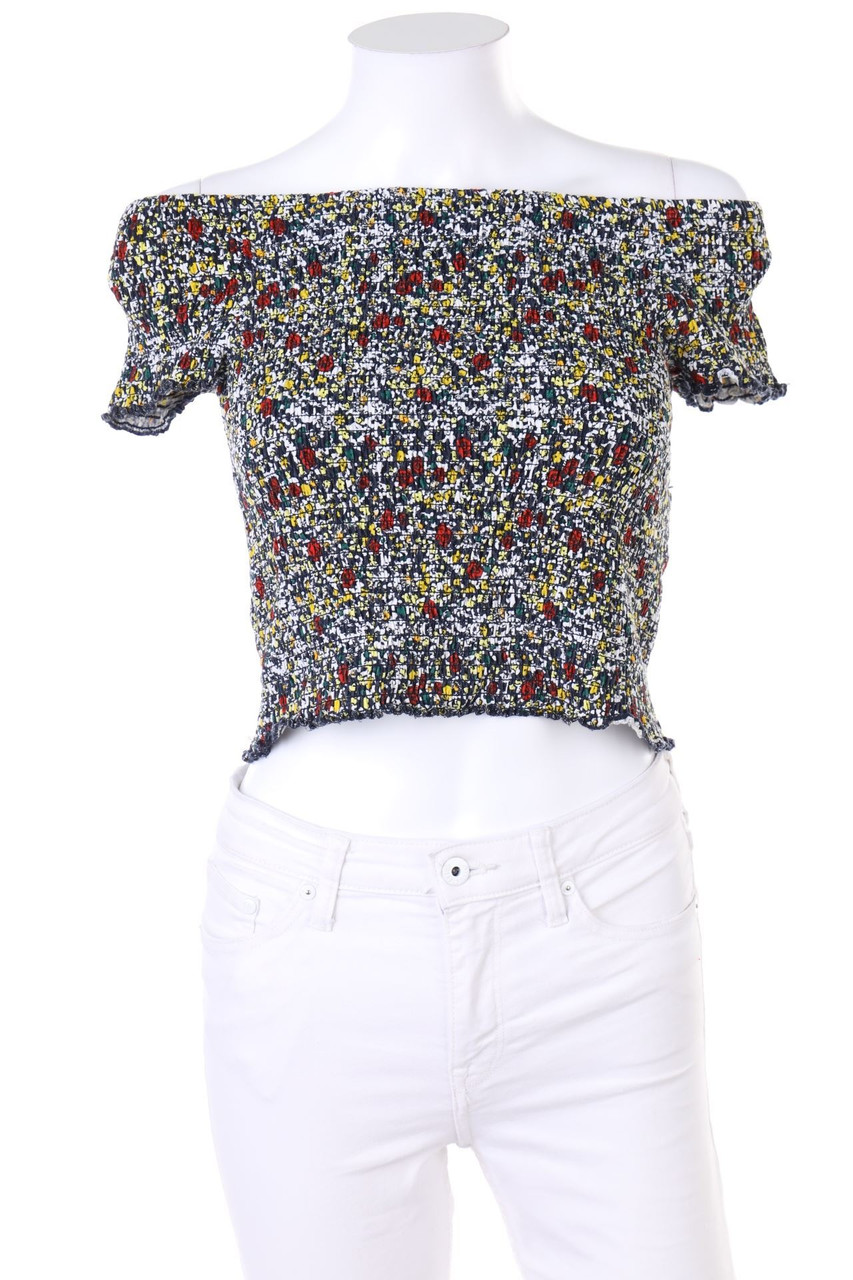 ONLY - Cropped-Kurzarm-Shirt - M