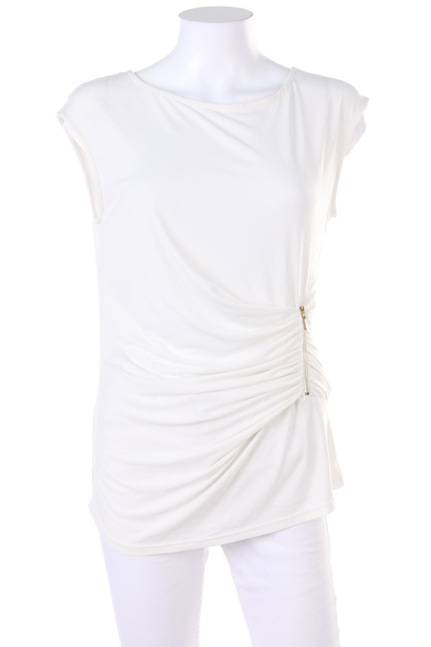 MORGAN - Blusentop mit Raffungen - S