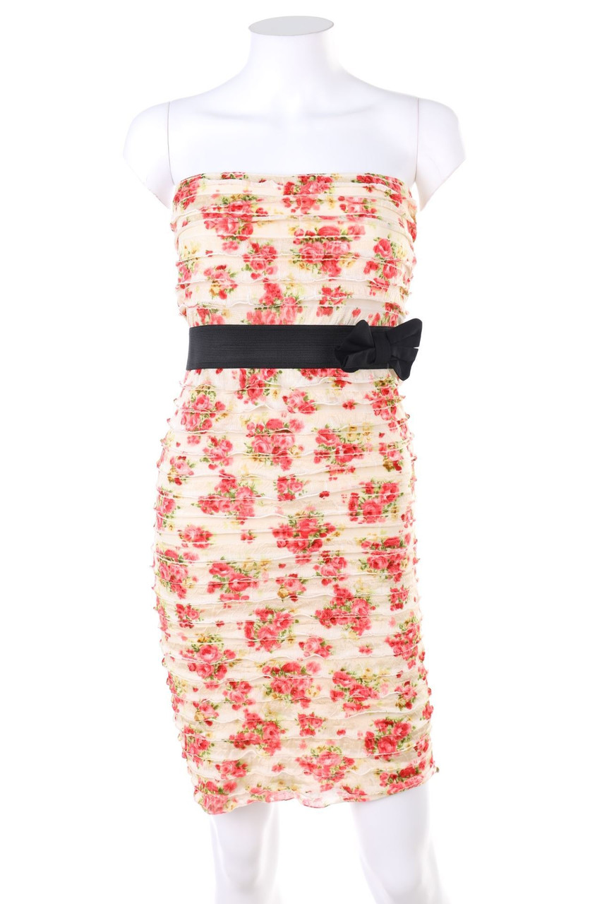 zebra - Bandeau-Kleid mit Schleife - S