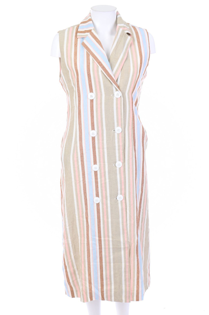 Ohne Label - Midikleid mit Streifen - M