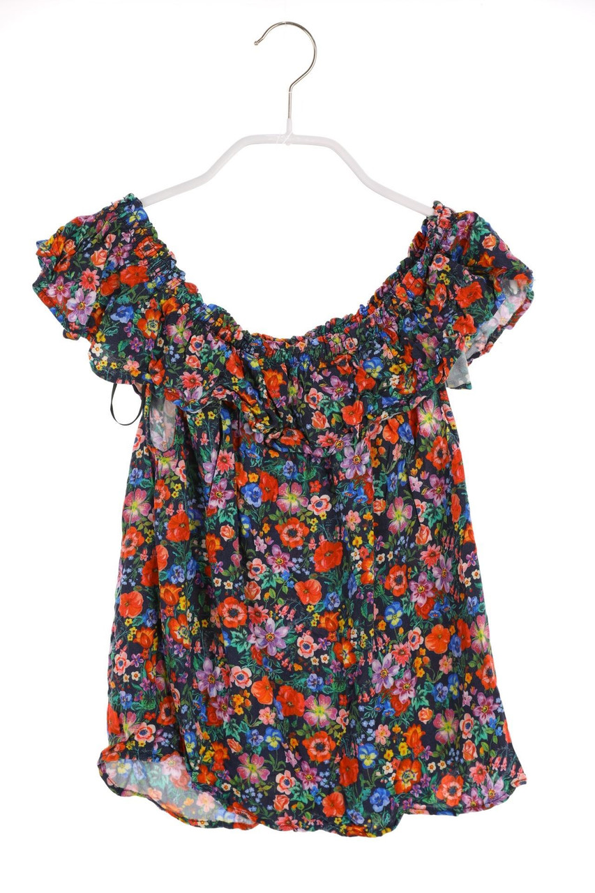 Nathalie Lété x H&M - Carmen-Bluse mit Blumen-Print - 152