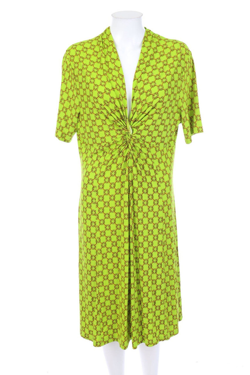 Peter Hahn - Midikleid aus Jersey mit Print - D 44