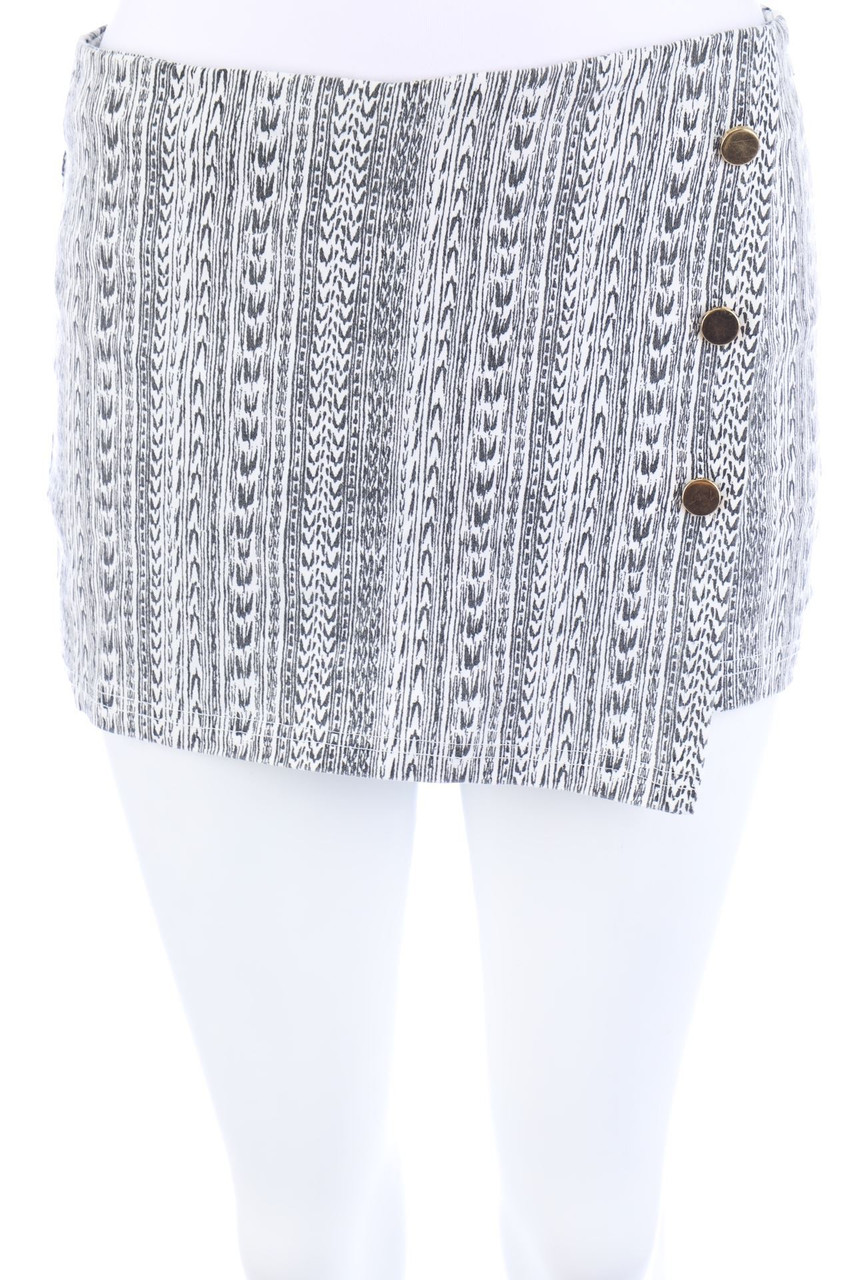 zebra - Skort in Wickel-Optik - S