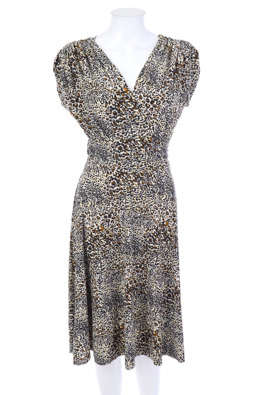 Traces by Tracy Evans - Kleid aus Jersey mit Leo-Print - D 36