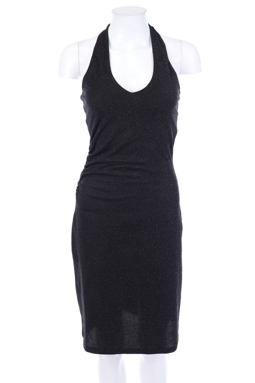 H&M - Glitzer-Kleid mit Raffungen - D 36