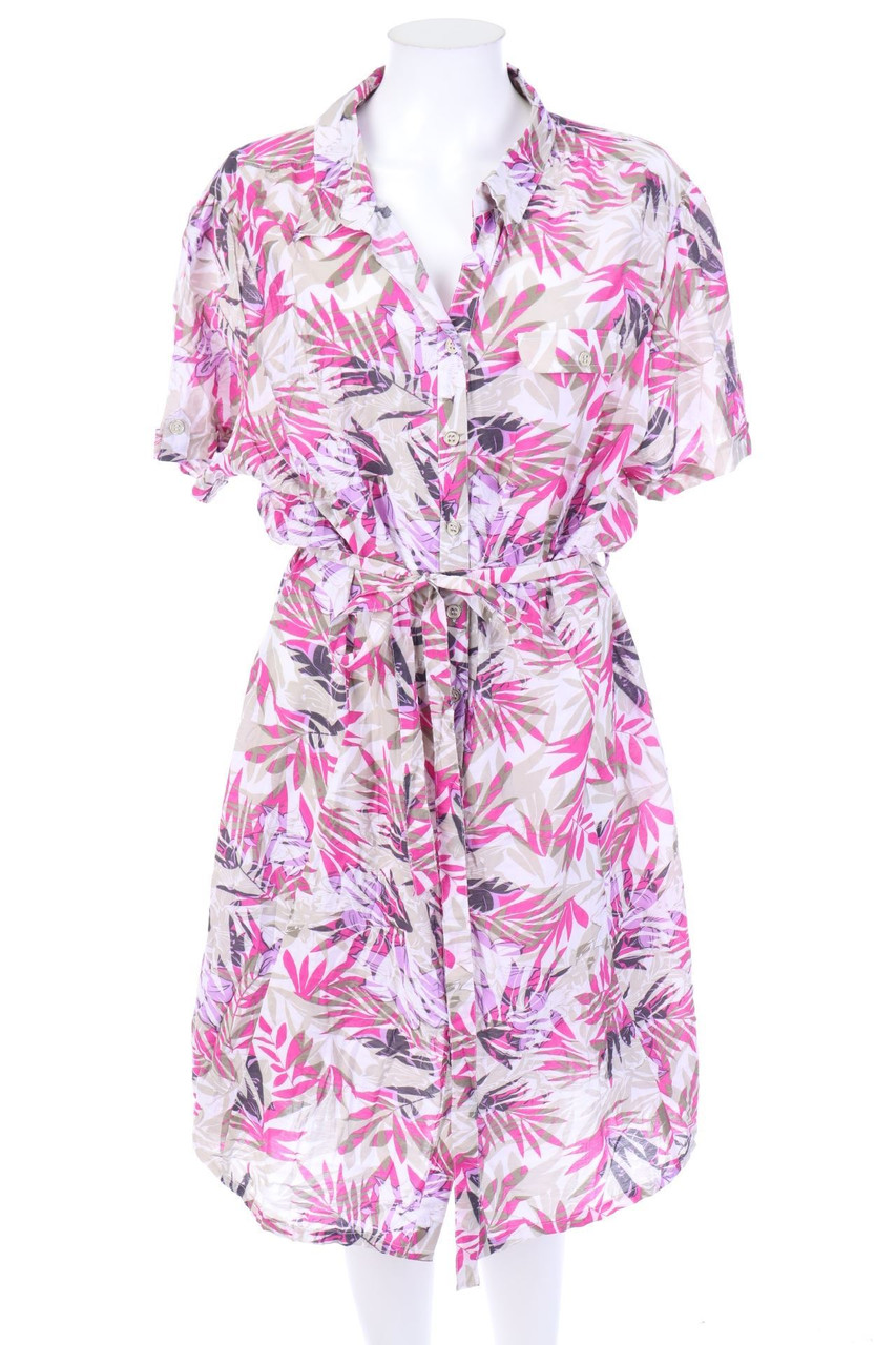 DAMART - Blusenkleid mit Tropical Print - D 54