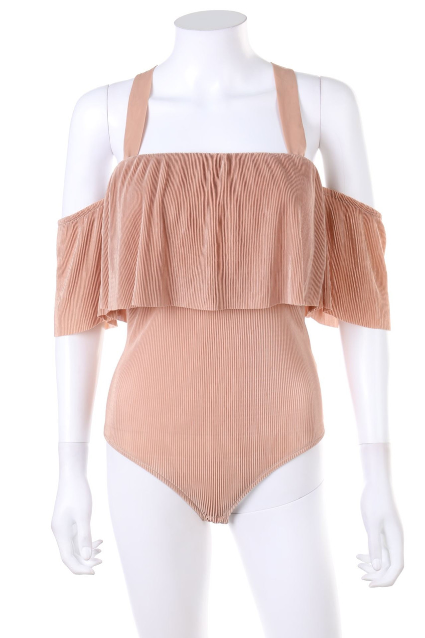 Ohne Label - Plissee-Body - M