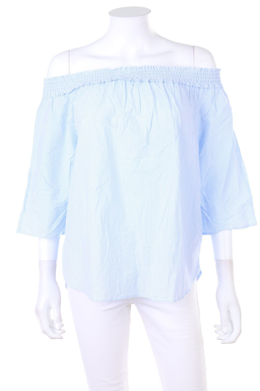 H&M - Carmen-Bluse mit Streifen - D 40
