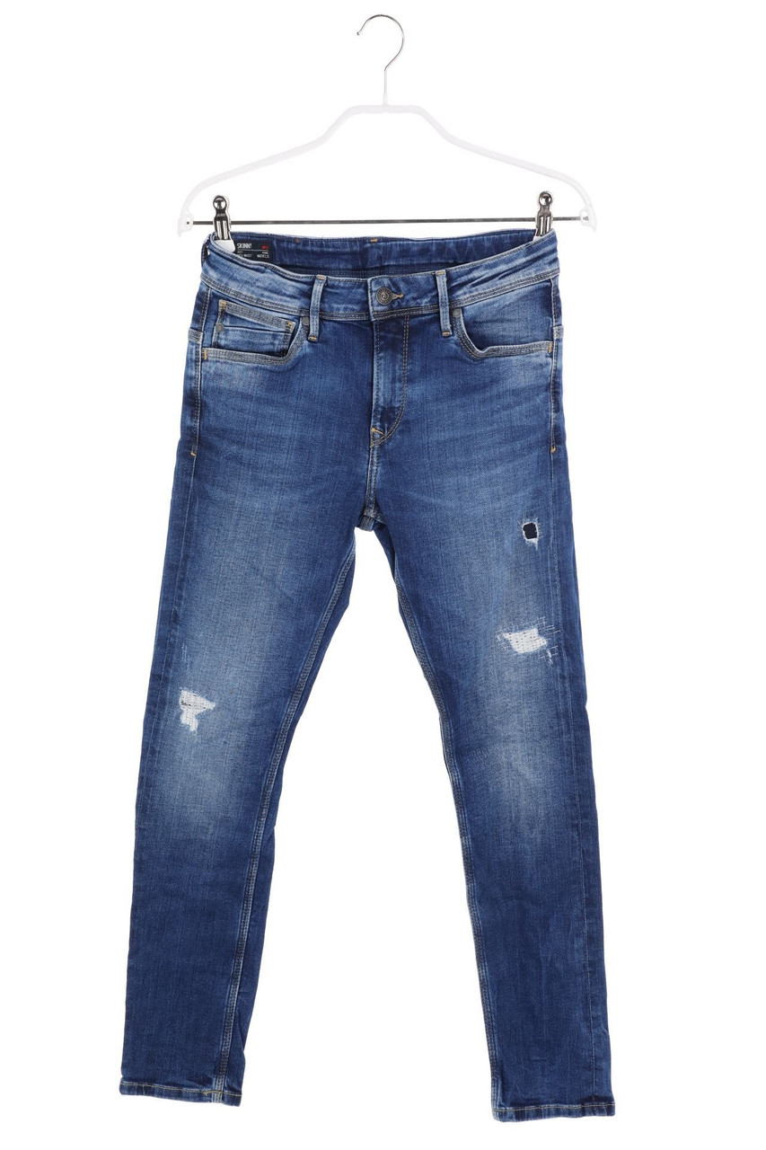 Pepe Jeans - distressed Jeans mit Logo-Patch - 152