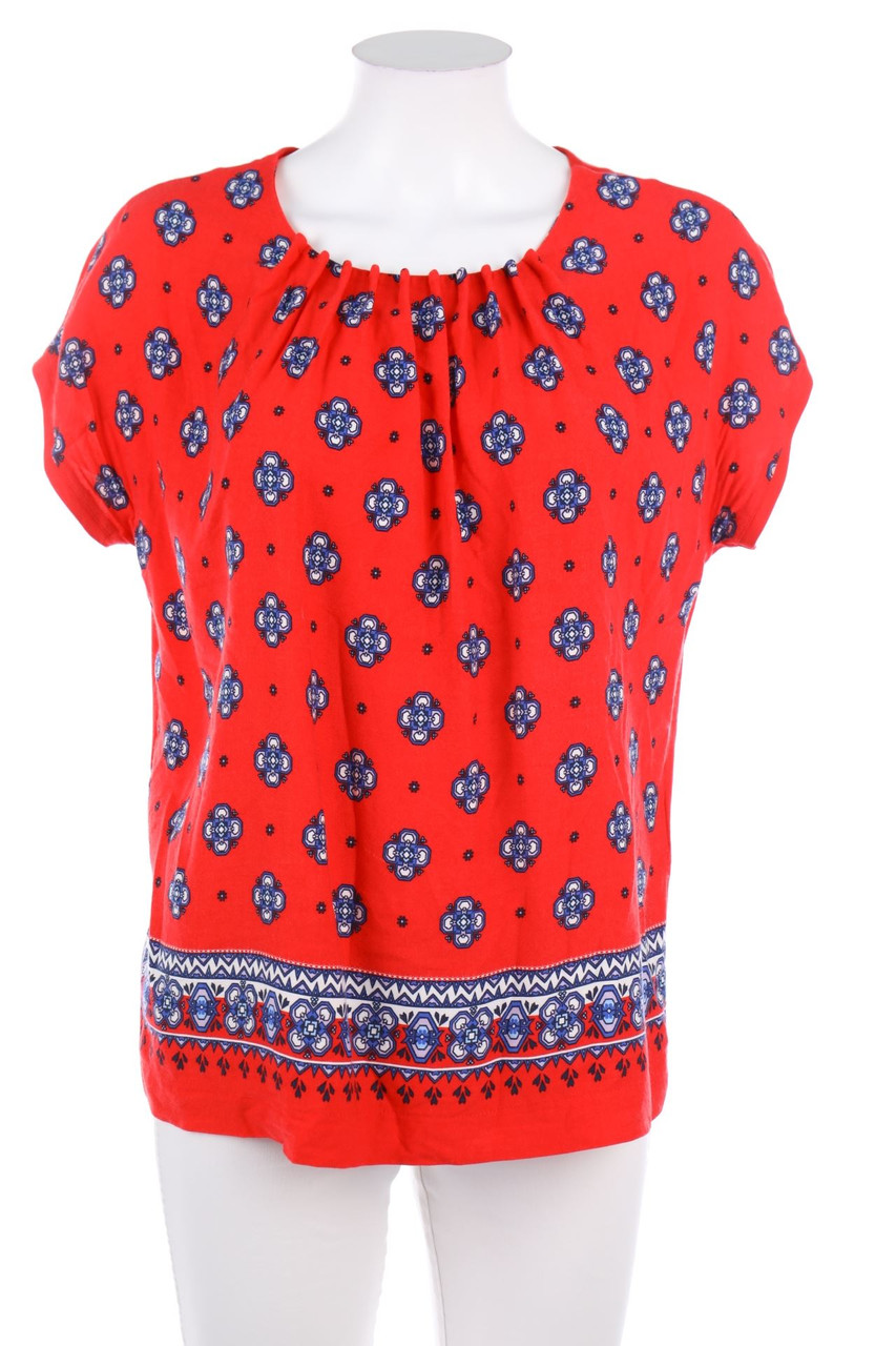 BONITA - Kurzarm-Bluse mit Print - S