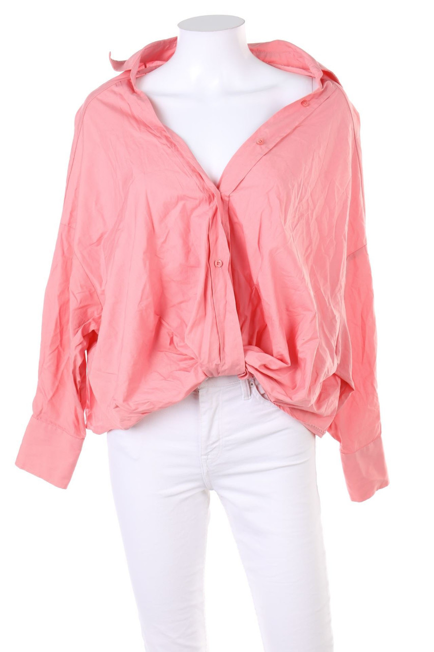 ZARA - Bluse mit Drapierung - S