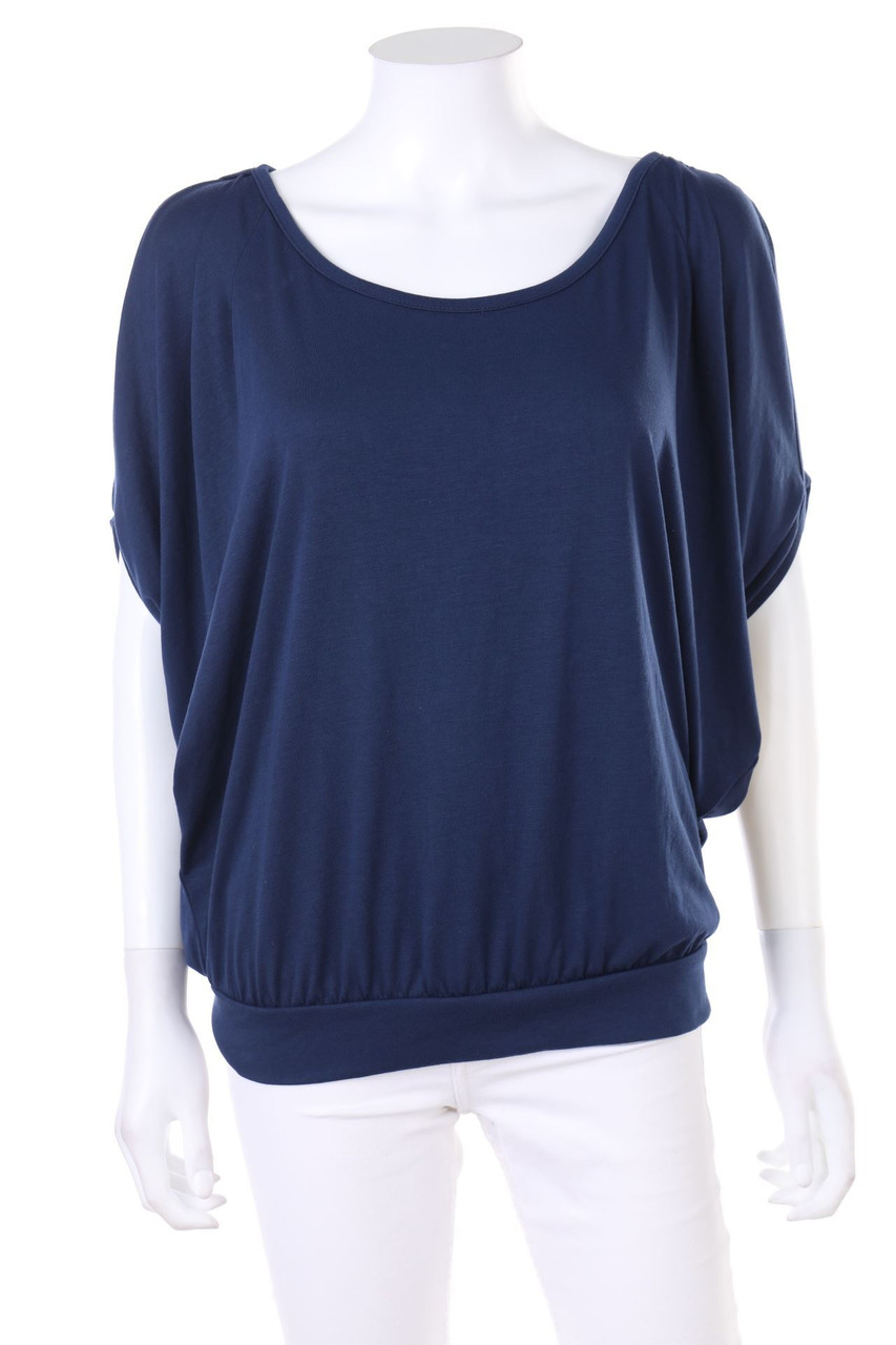 RAINBOW - Cold-Shoulder-Bluse mit Batwing-Ärmeln - D 36-38