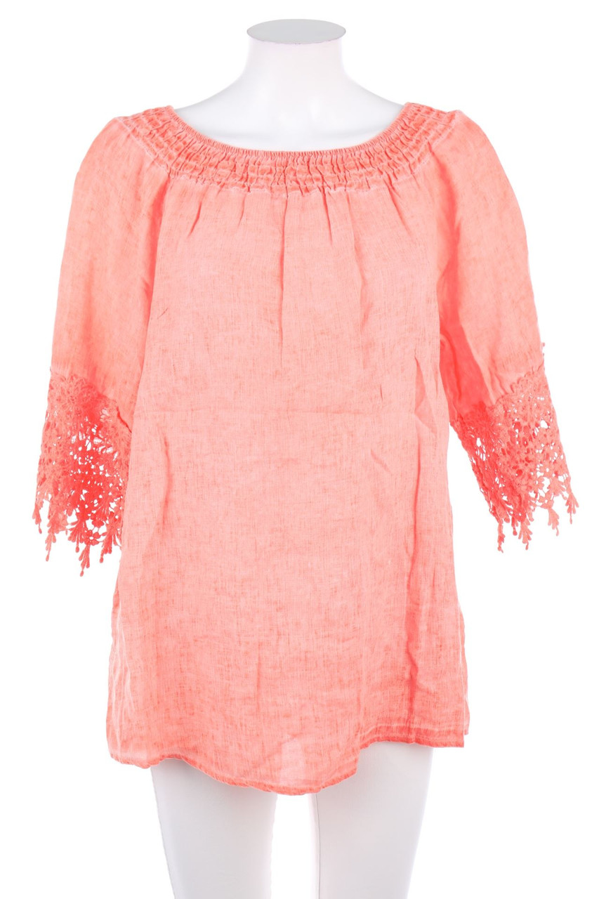 JETTE - Carmen-Bluse aus Leinen - D 40