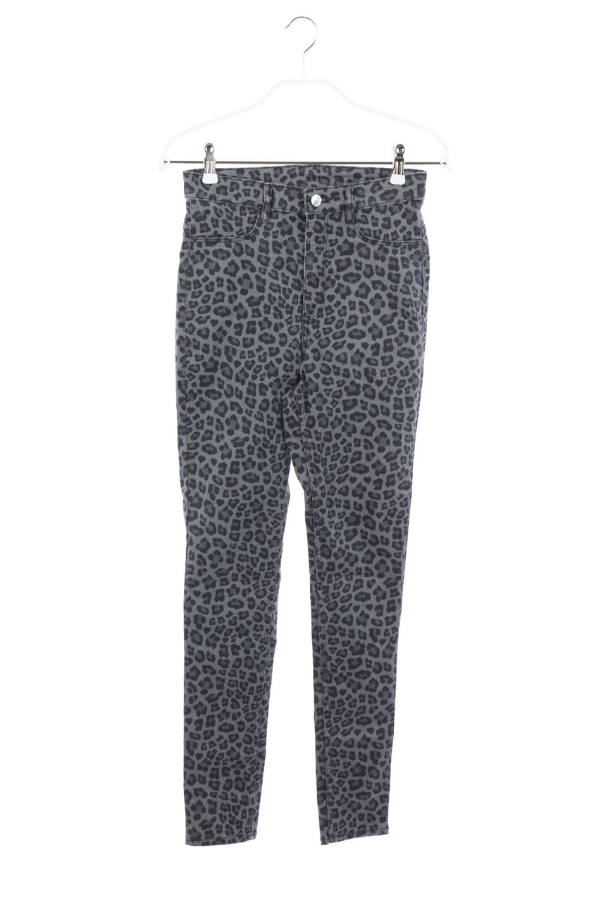 H&M DIVIDED - Skinny-Jeans mit Animal-Print - D 36