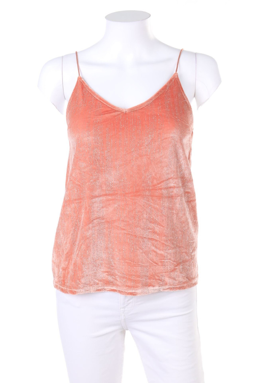 TALLY WEiJL - Samt-Top mit Strass-Steinen - S