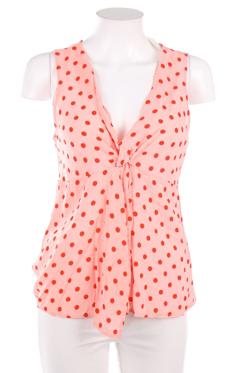 Stradivarius - Blusentop mit Drapierung - M