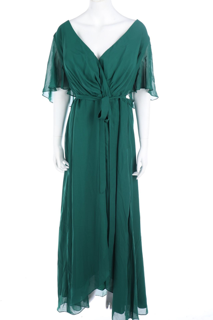 JJ´s HOUSE - Chiffon-Vokuhila-Maxi-Abendkleid - D 56