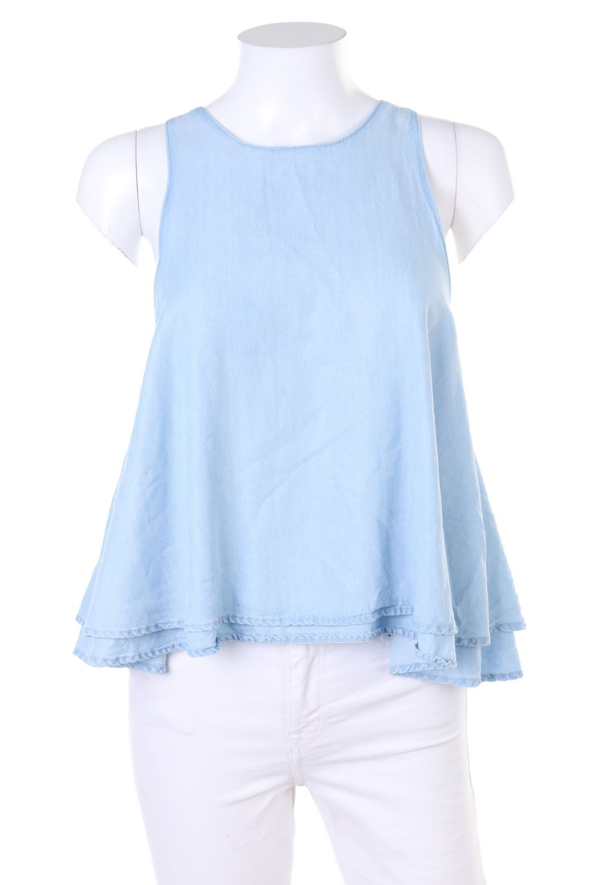 REVIEW - Blusentop in Denim-Optik - XS