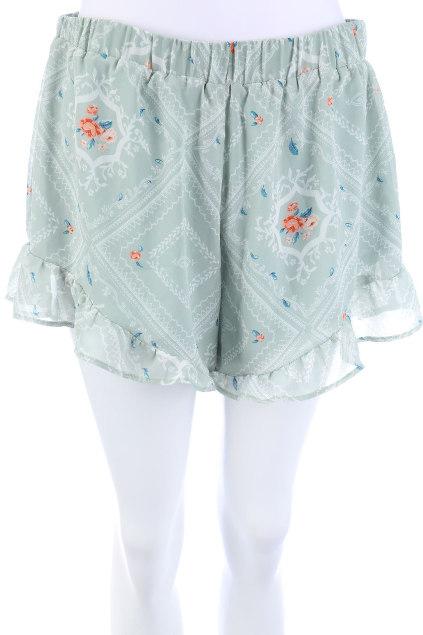 H&M DIVIDED - Chiffon-Shorts mit Volants - D 38