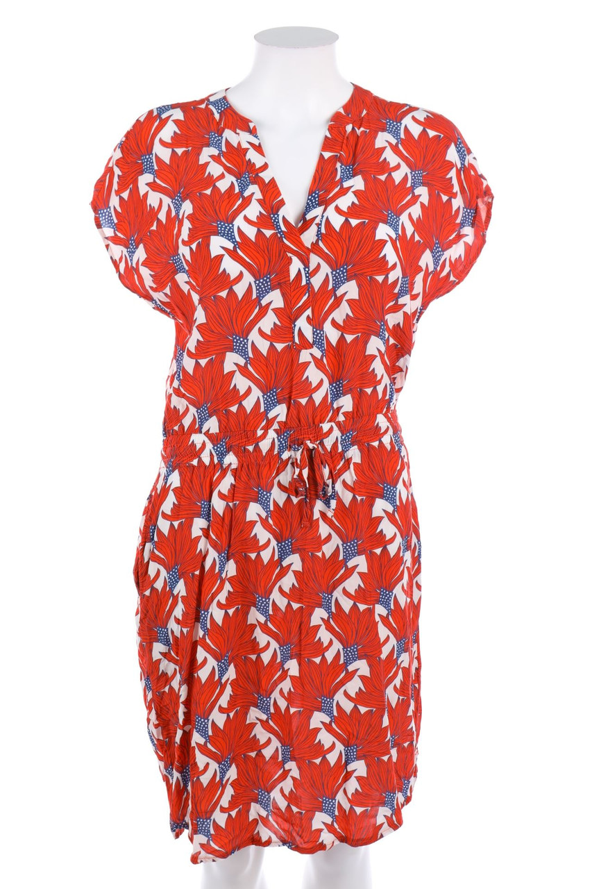 Peter Hahn - Kleid mit Blumen-Print - D 38