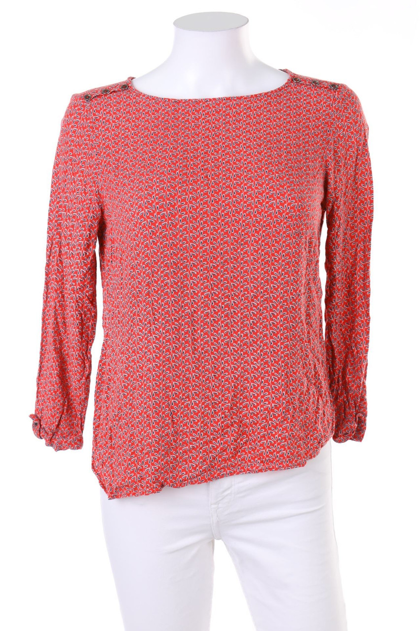 ESPRIT de corp - Print-Bluse mit 3/4-Ärmel aus Viskose - M