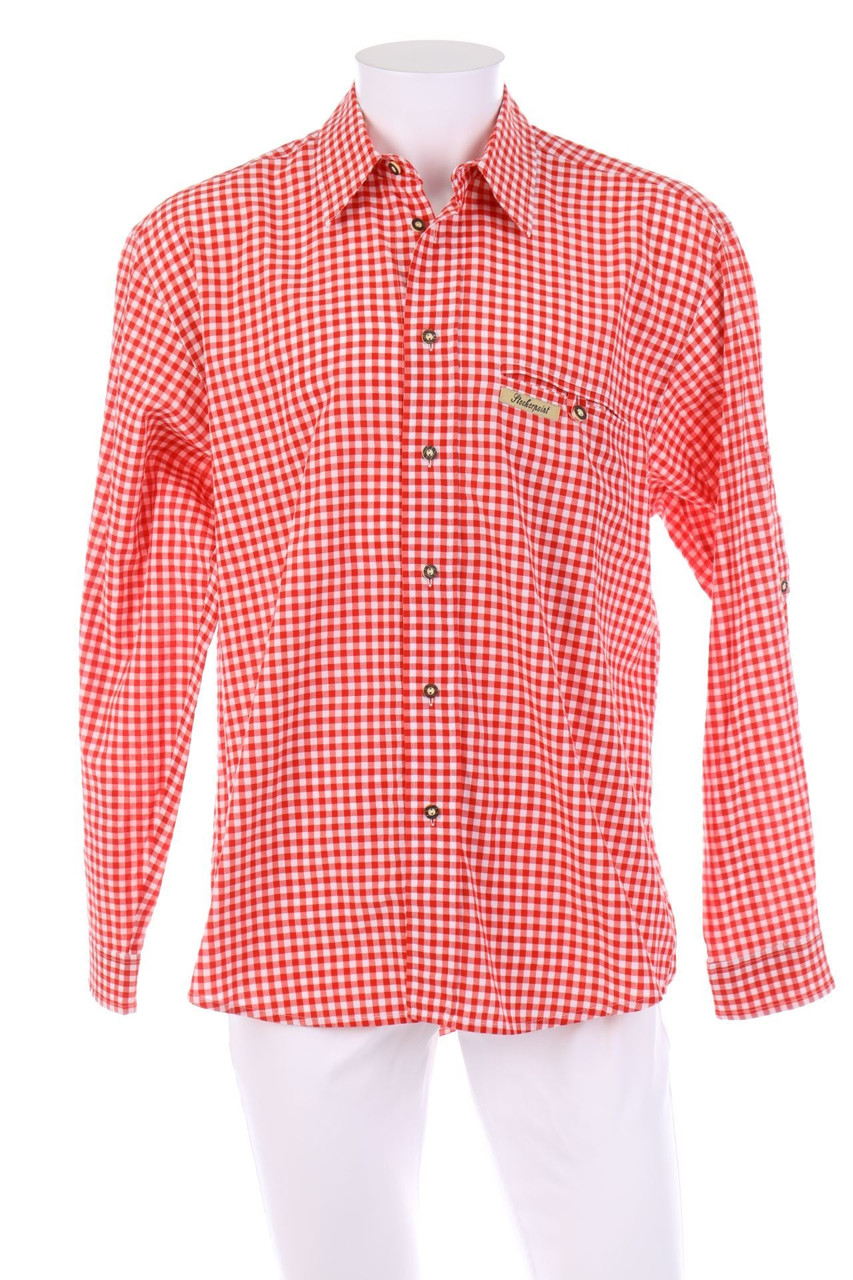 STOCKERPOINT - Trachten-Hemd mit Karo-Muster - L