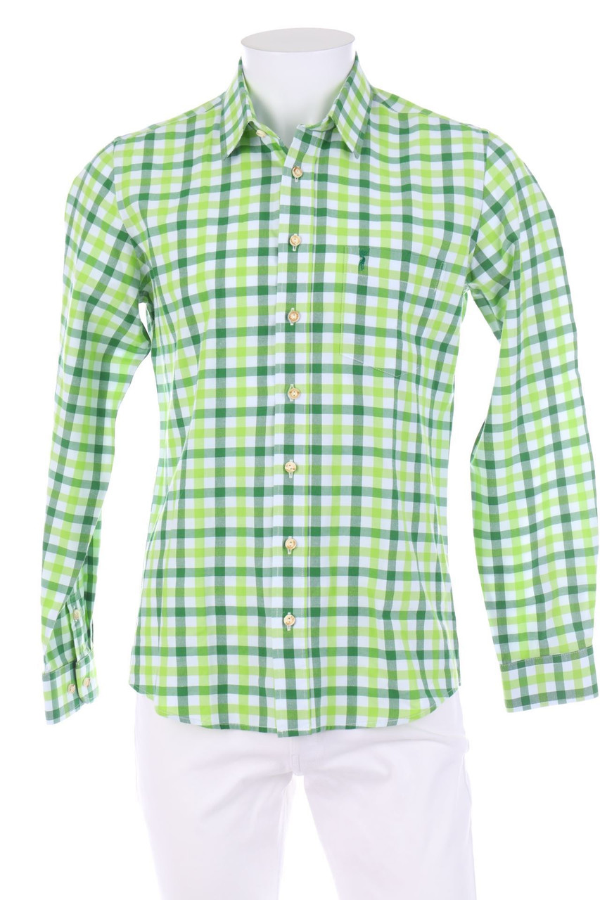 Almsach - Trachten-Hemd mit Karo-Muster - M