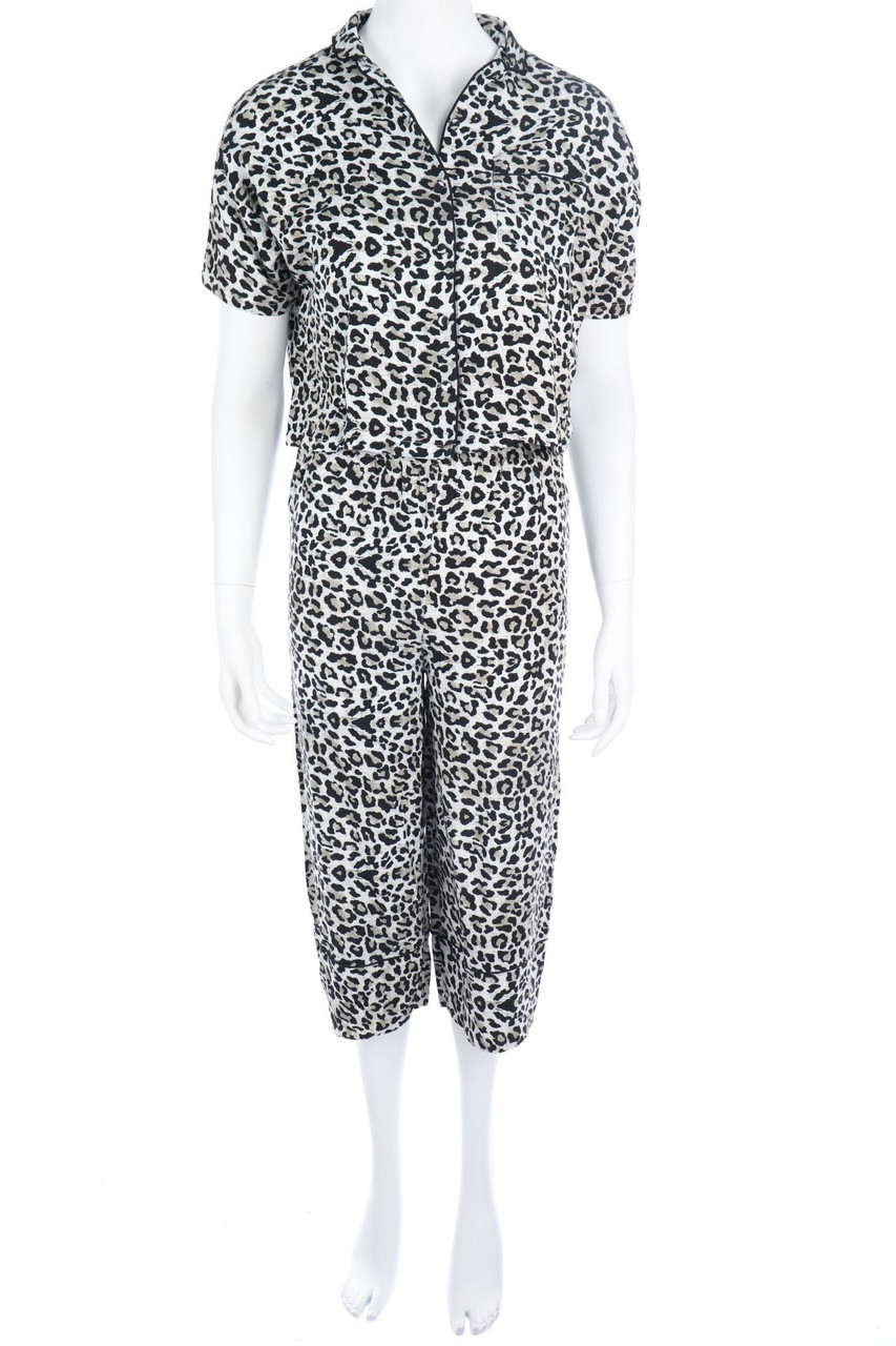 MANOR woman - Schlafanzug mit Animal-Print - S