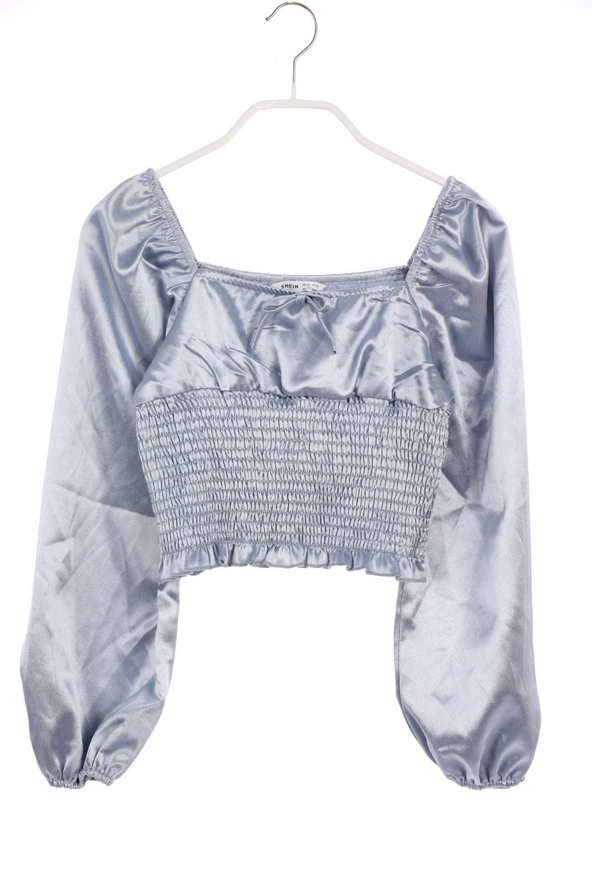 SHEIN - Satin-Bluse - 140