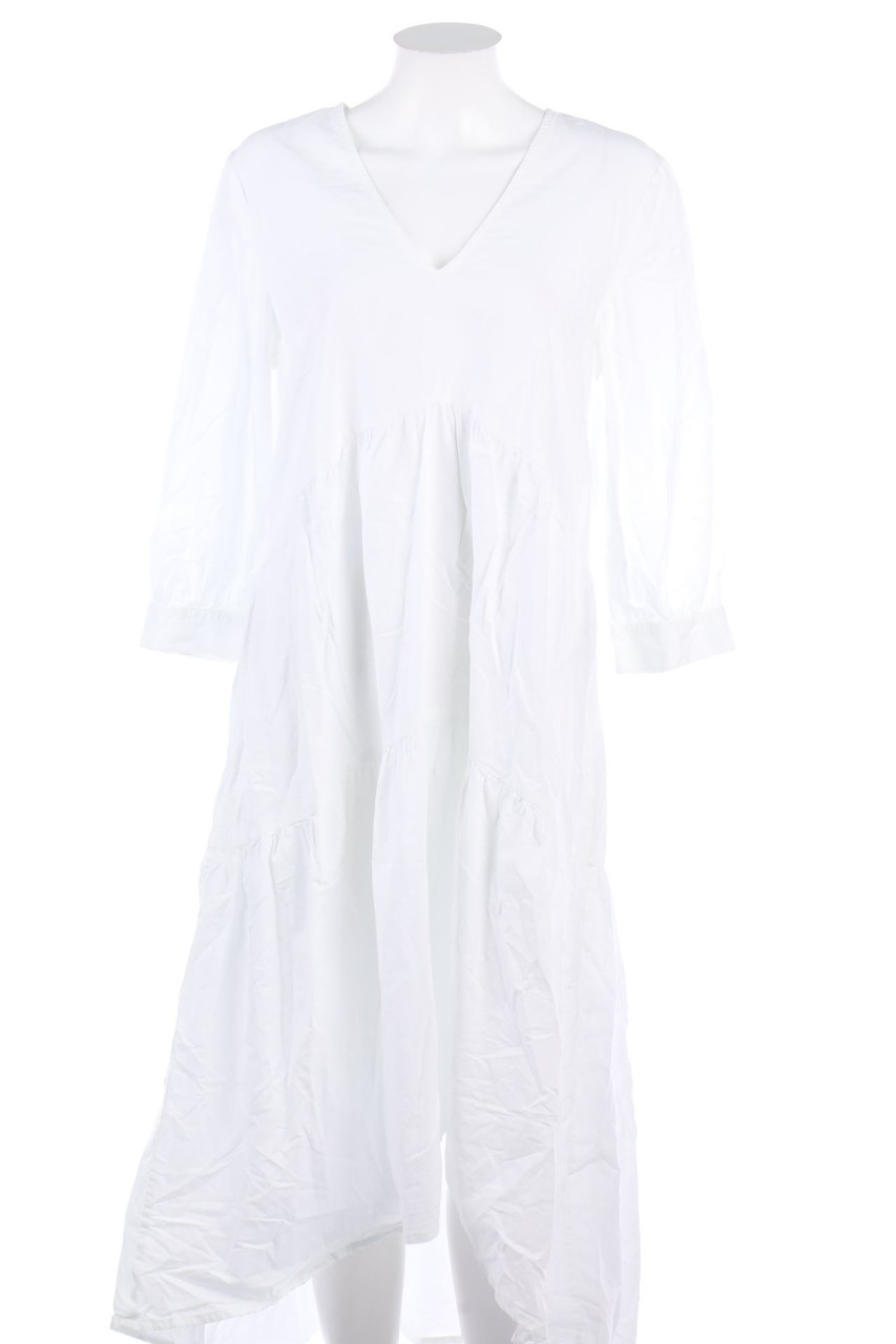 YAS - Vokuhila-Midikleid aus Baumwolle - M