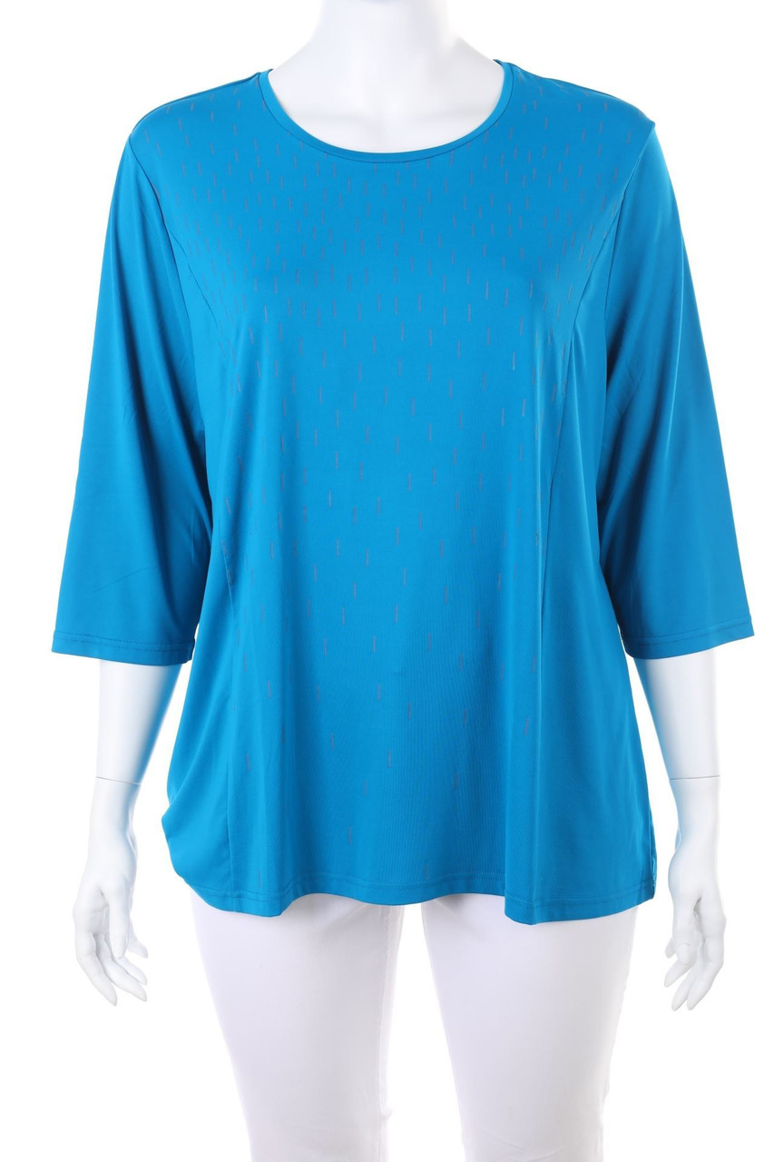 Ulla Popken - 3/4-Arm-Shirt mit Print - D 52