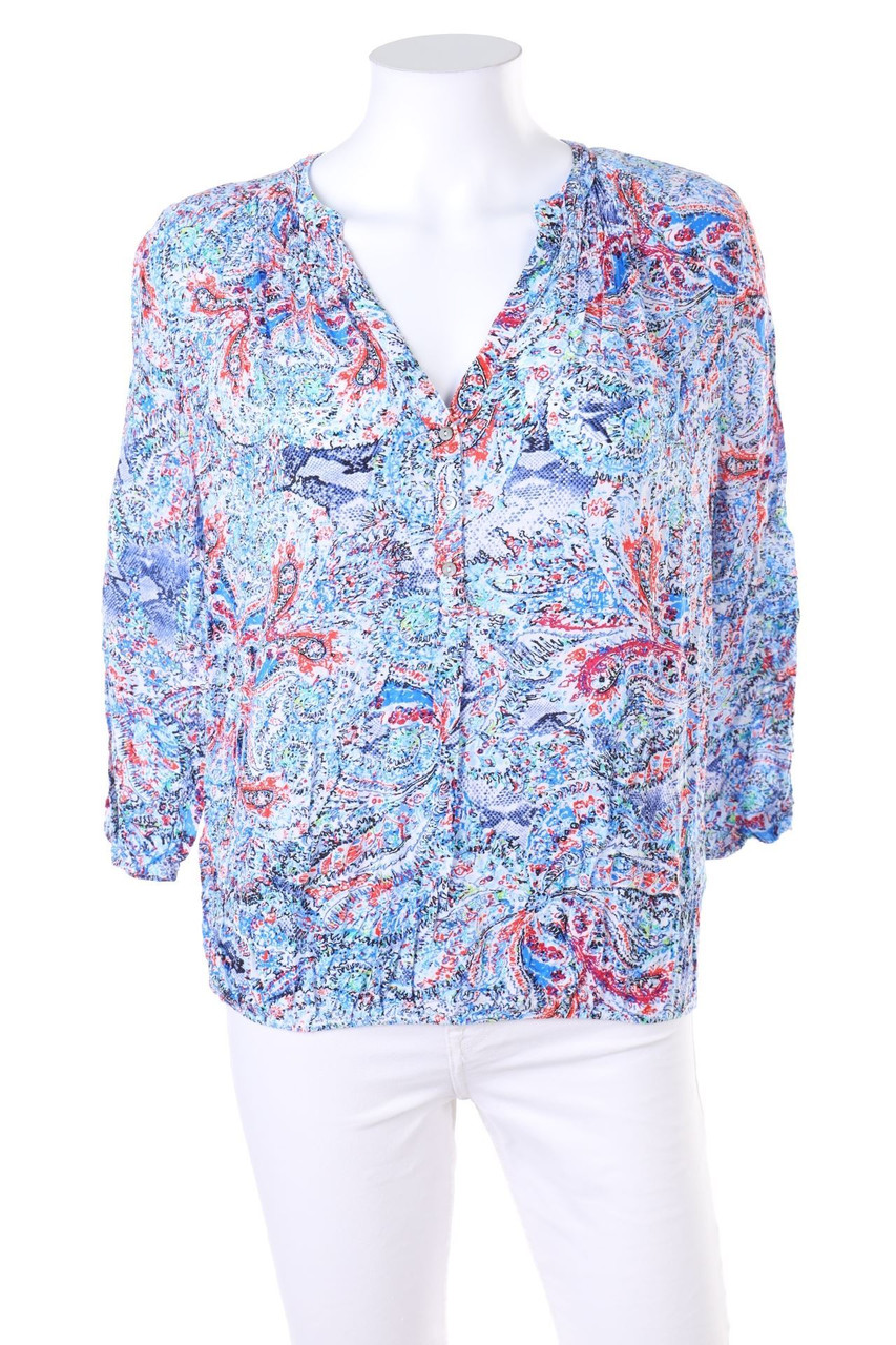 ESPRIT - Bluse aus Viskose mit Print - D 36