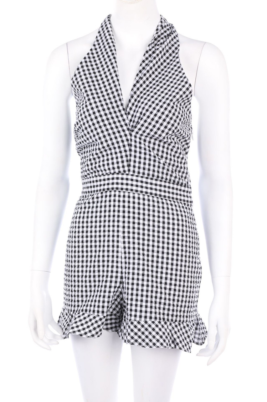 seed HERITAGE - Neckholder-Playsuit mit Volants - D 34