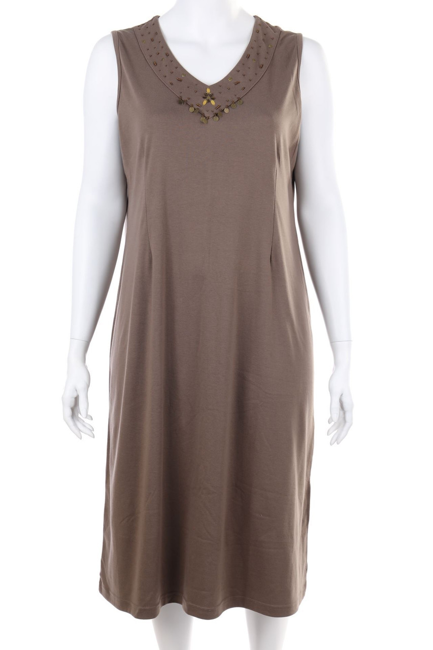 Denim & Co. - Midikleid mit Applikationen - D 52