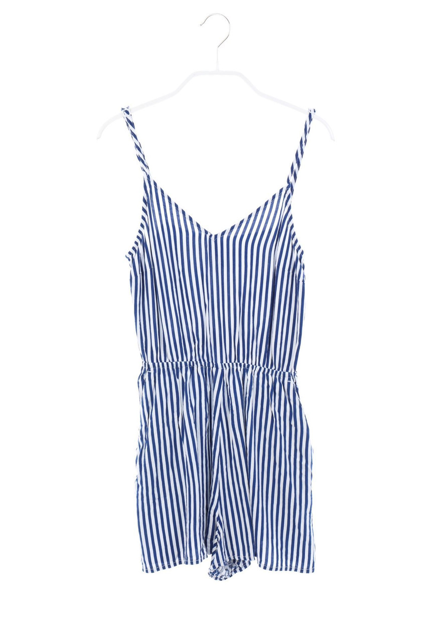 H&M DIVIDED - Streifen-Playsuit - D 34