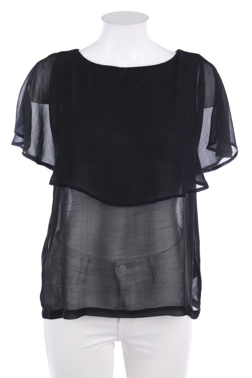H&M - Volant-Bluse im Layer Look - D 38