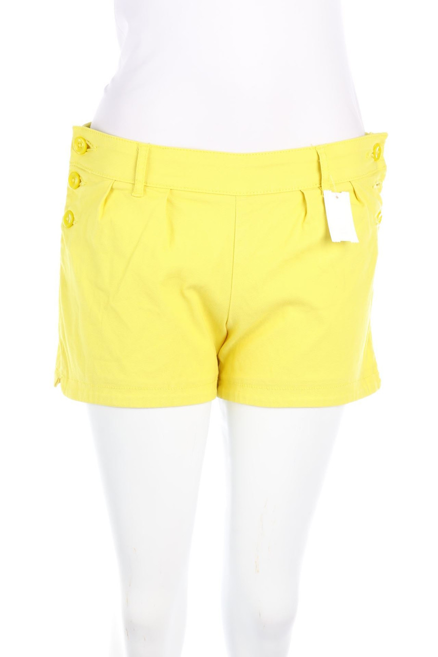 UNITED COLORS OF BENETTON - Baumwoll-Shorts mit Knöpfen - XXL