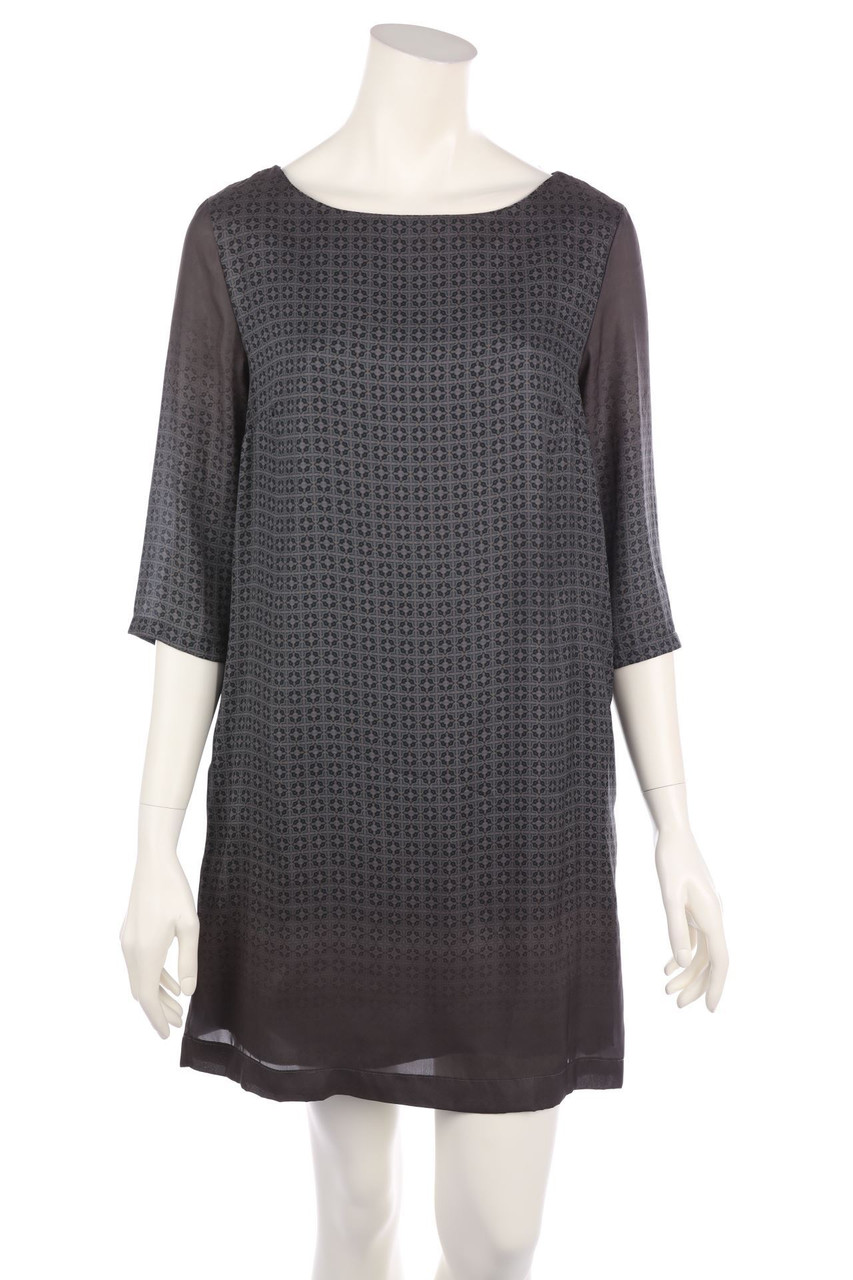 Ottod´Ame - Print-Shift-Kleid mit Dégradé-Effekt - D 36