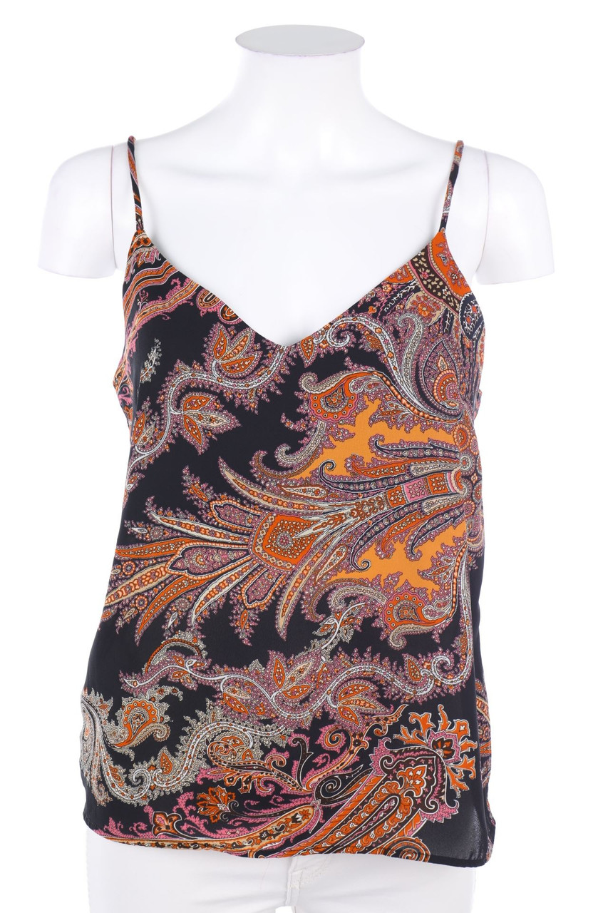 RESERVED - Blusentop mit Paisley-Print - D 36