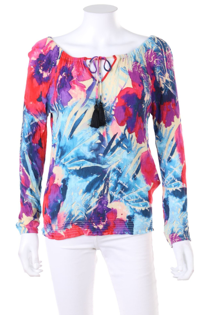 Desigual - Bluse mit Print - XS