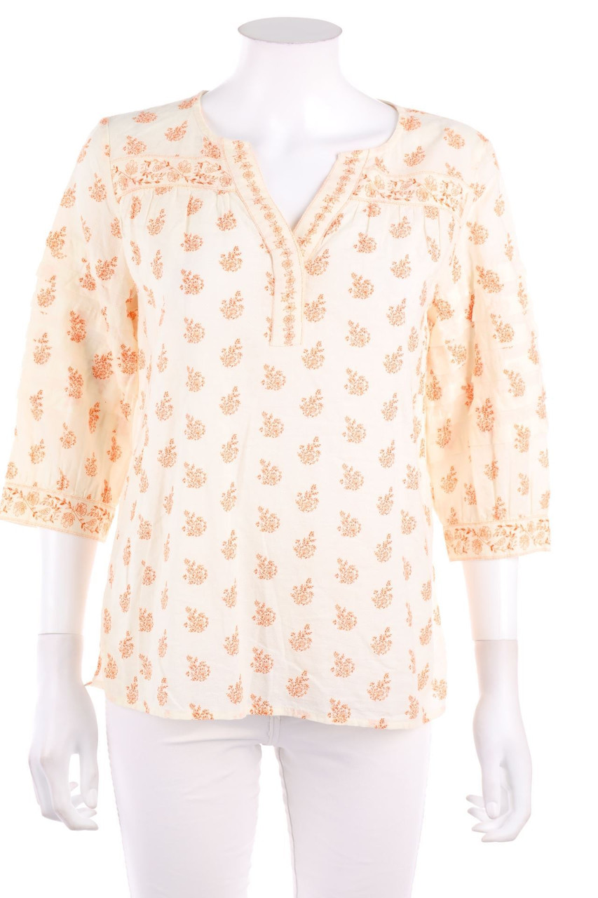 Maison 123 - Boho-Tunika-Bluse mit floralem Muster - D 34