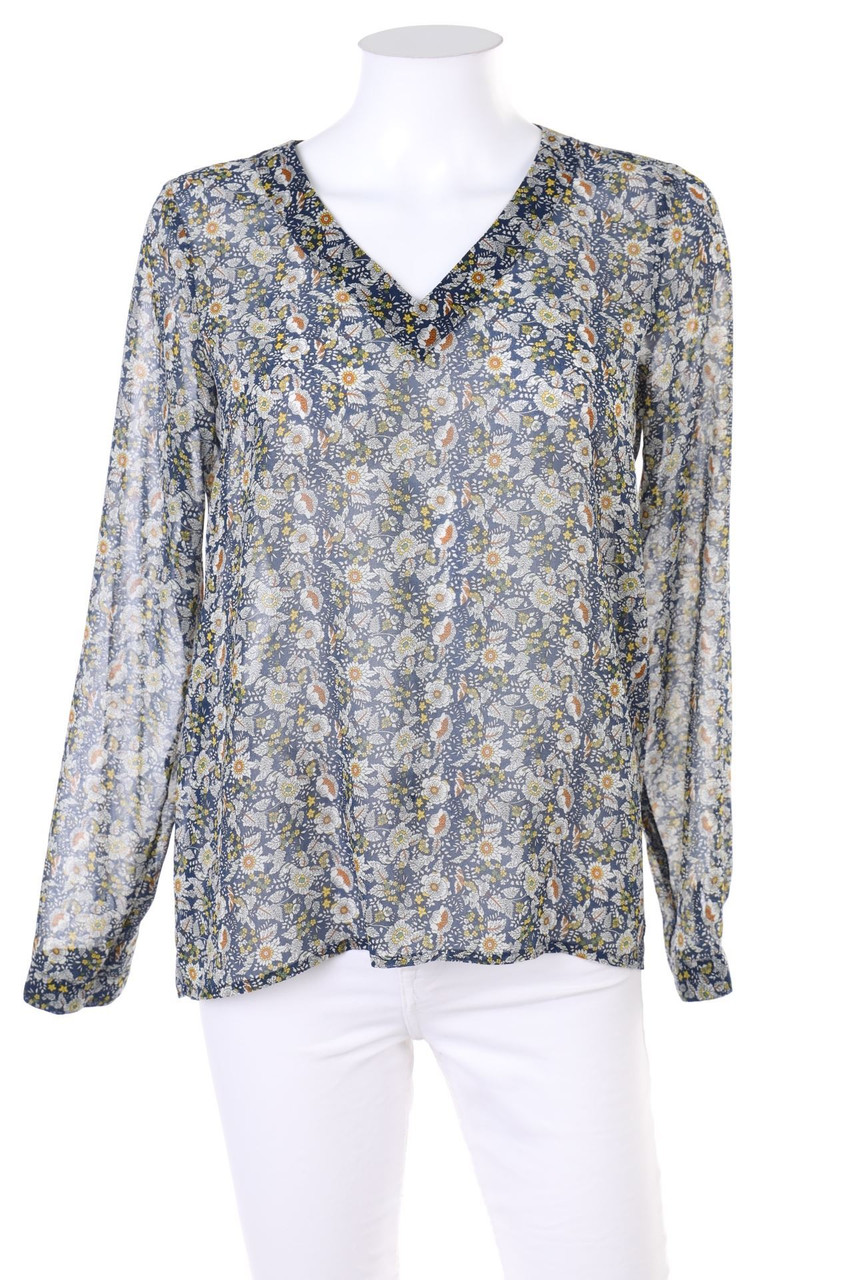 s.Oliver - Bluse mit floralem Muster - D 34