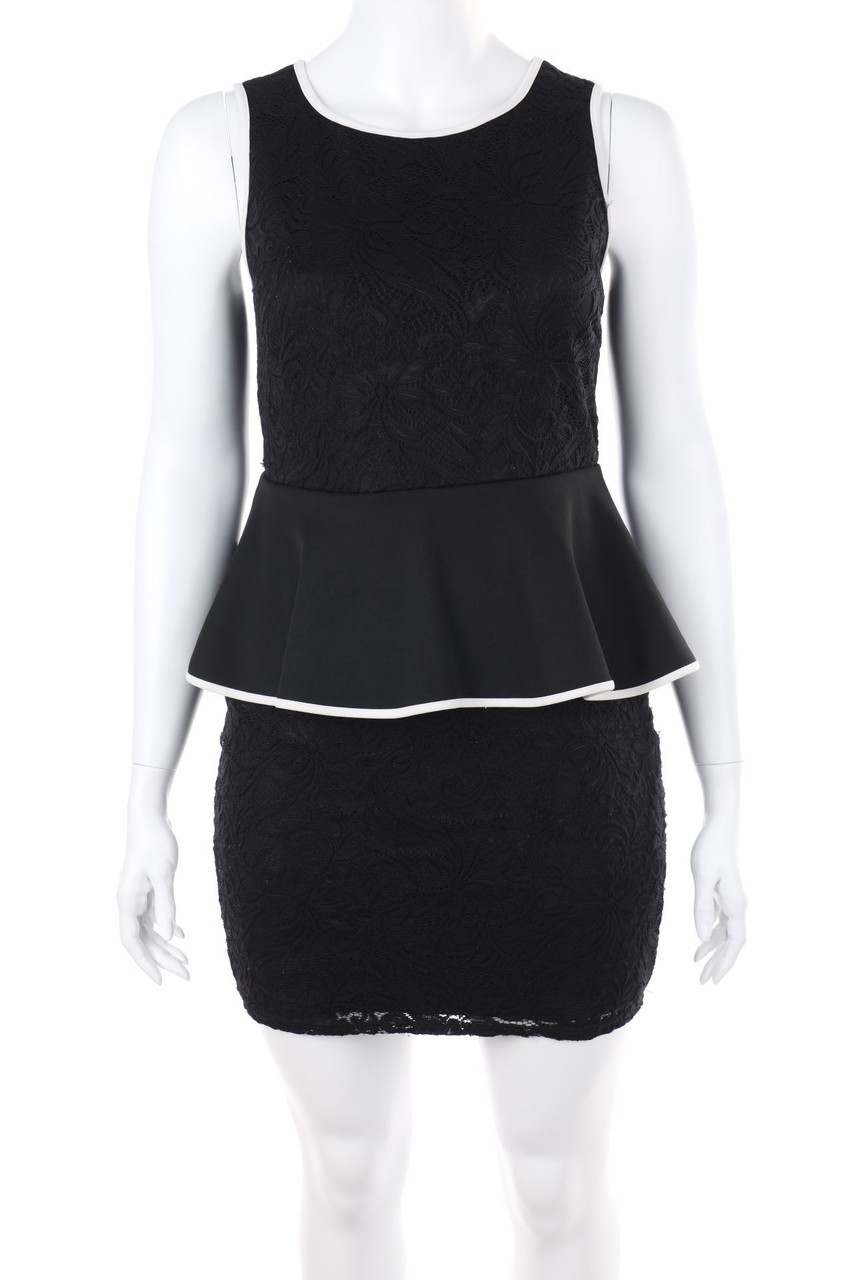 BODYFLIRT boutique - Spitzen-Party-Kleid mit Volants - D 44