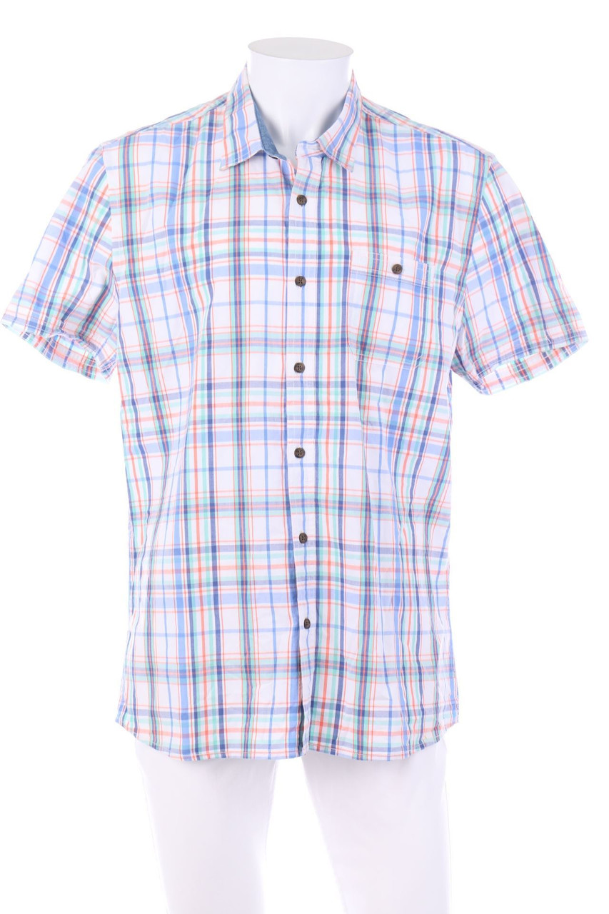 EASY - Kurzarm-Hemd mit Karo-Muster - L