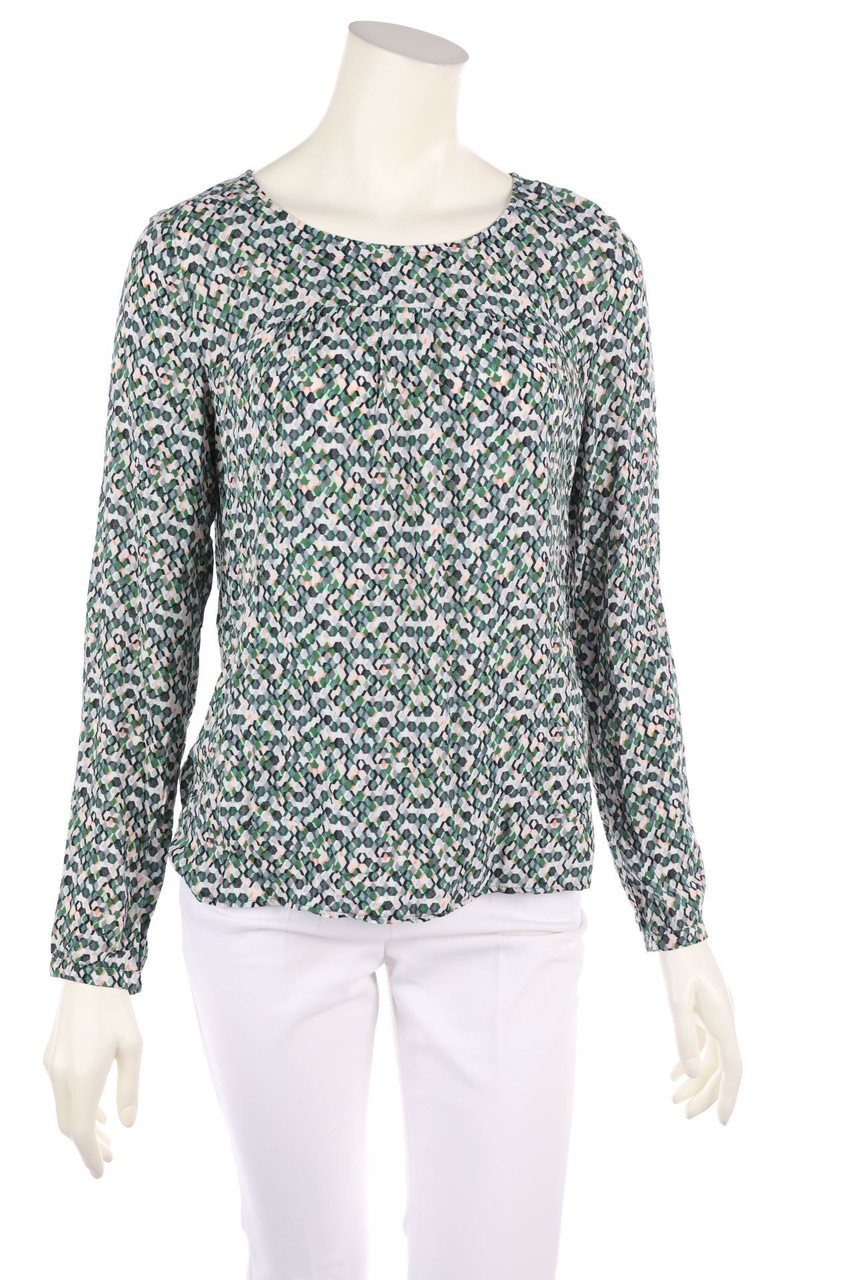 TAIFUN - Bluse mit Geo-Print - D 38-40