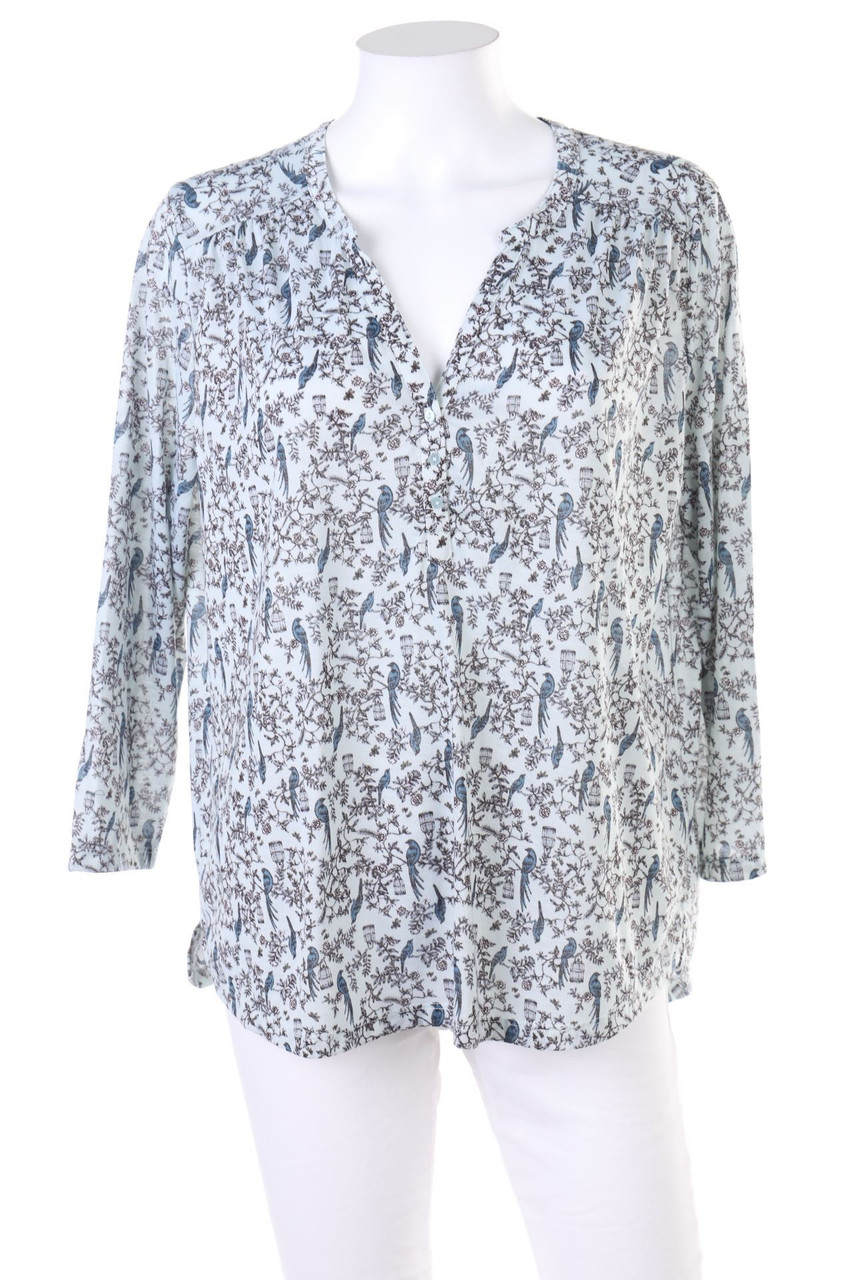 H&M - Bluse mit Print - L