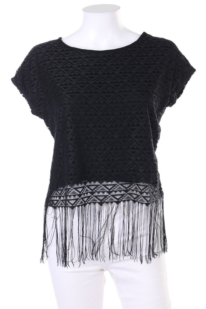 FB SISTER - Shirt mit Fransen - XS